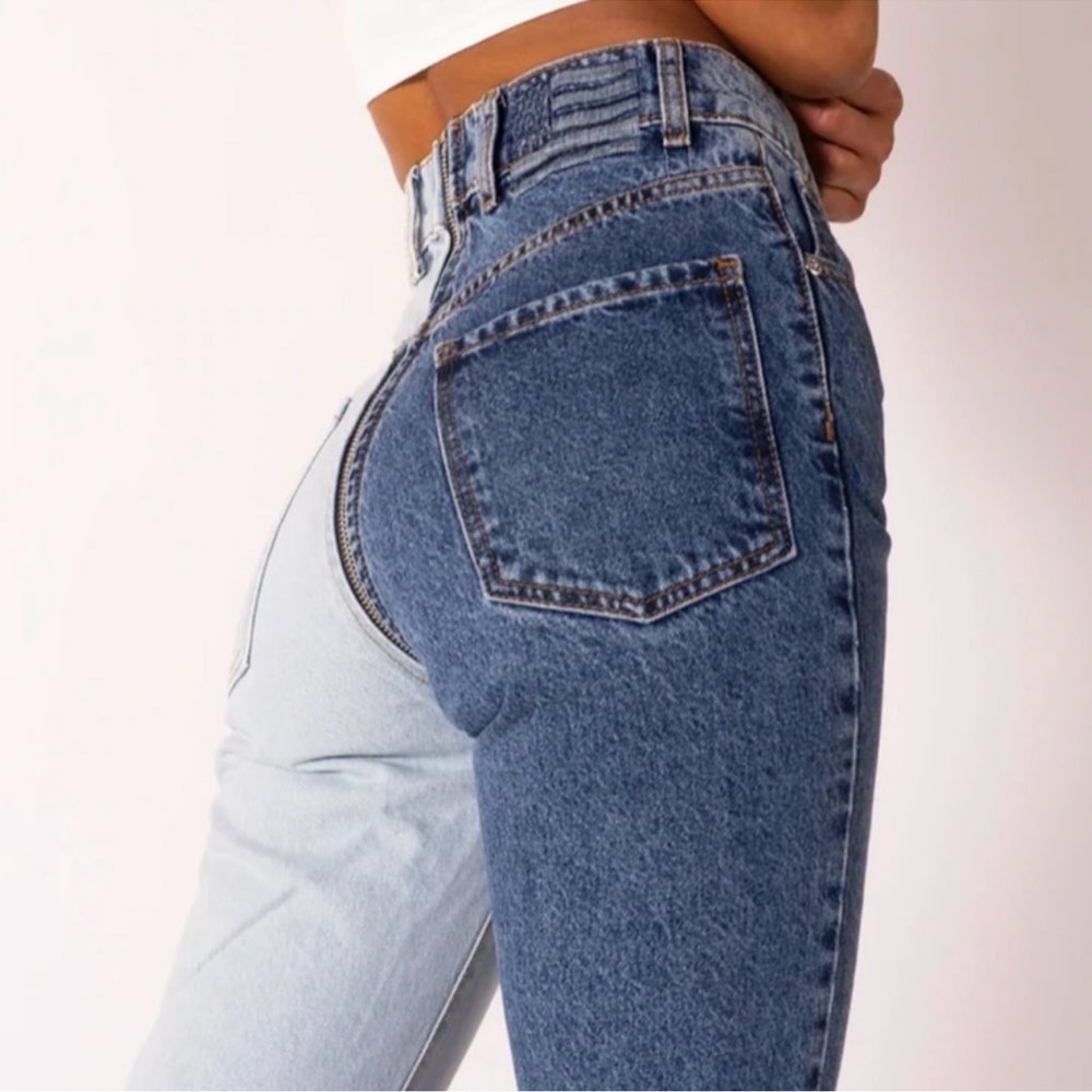 Revice Yin Yang Color-Block Jeans - image 4